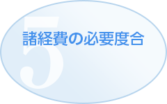 諸経費の必要度合